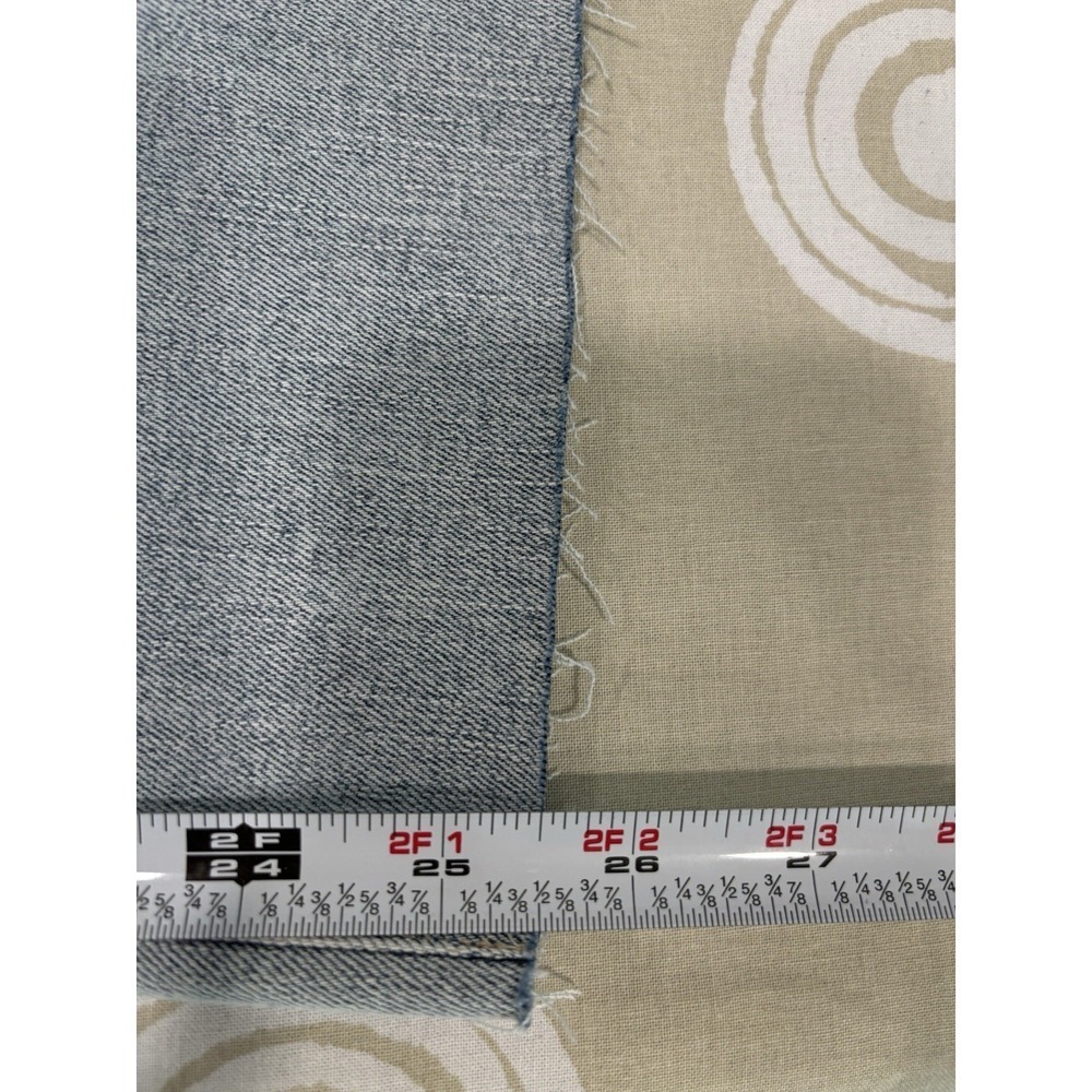 Ecru LaBrea Wide Leg Crop Jeans Size 30 Light Wash Raw Hem NWT - Picture 11 of 11
